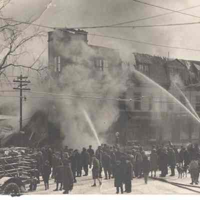 Fire at Odd Fellow's Block