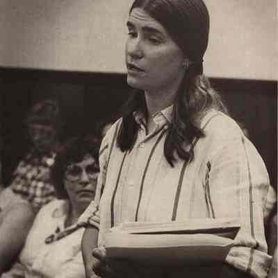 A view of Pam Graves. 6/8/1980.