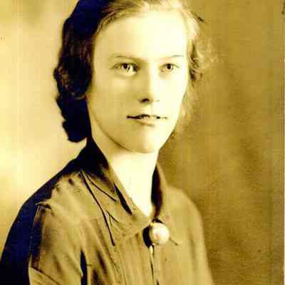A photo view of a 1937 BHS graduate.