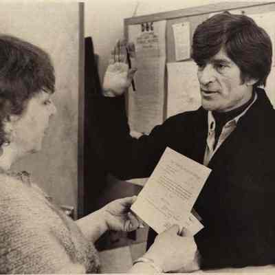 A photo view of Vern Warren.1/2/1981.