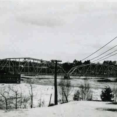 Frank J. Wood Bridge, Brunswick / Topsham, ME, 1936 Flood