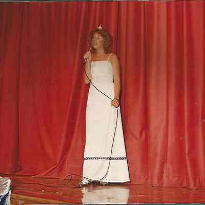 A color photograph of Kathy Walters Brunswick Teen Queen 1982