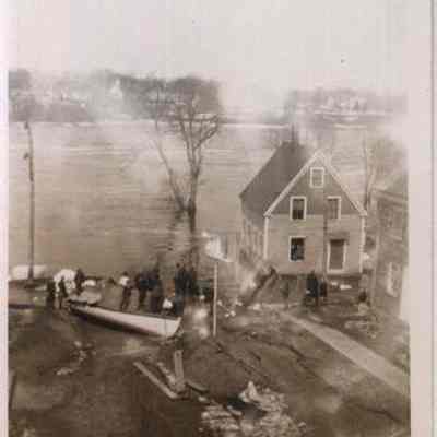 Water Street during 1936 flood