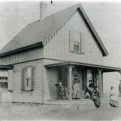 A view of the Adams Cottage on Bailey Island.
