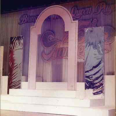 A color photograph of he Evening Gown Competition Set.