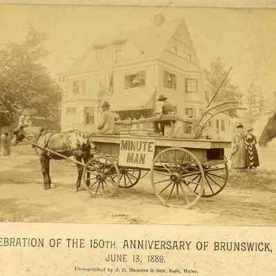 "Minute Man" Float, 150th Anniversary of Brunswick Parade
