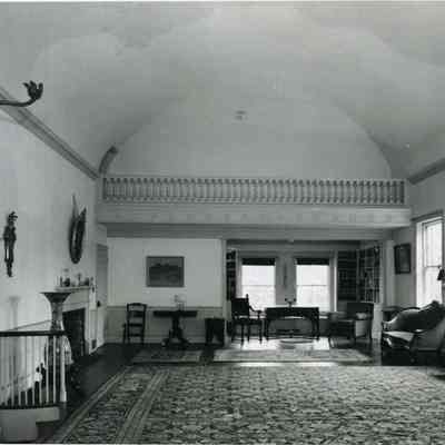 A photo of the ballroom at the Holden Frost house.