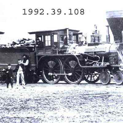 A photo of one of the fastest locomotives into Brunswick.