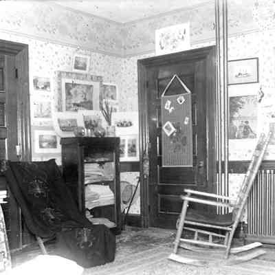 Unknown Room with Empty Chairs