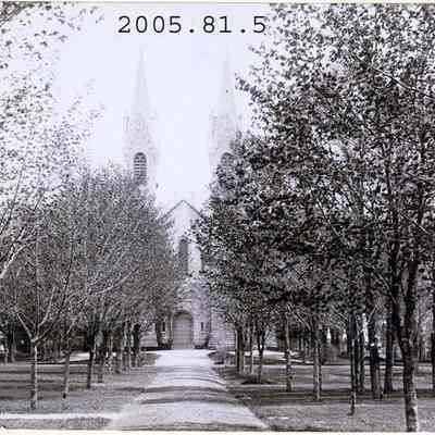 Photo of King Chapel, Bowdoin College.