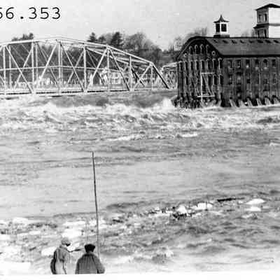 Frank S. Woods Bridge in the 1936 Flood