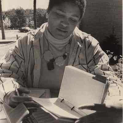 A photo view of Marta Pearson.9/29/1986.