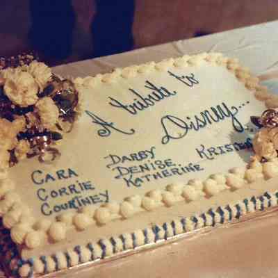 the 1992, "A Tribute to Disney," cake.