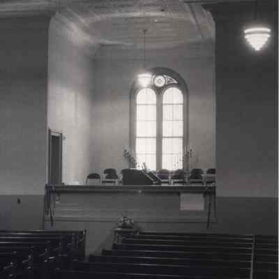 Interior of the United Methodist Church