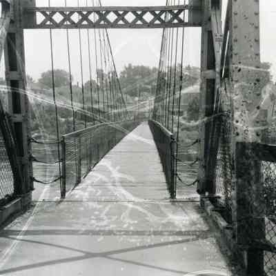 A photo of the Swinging bridge.