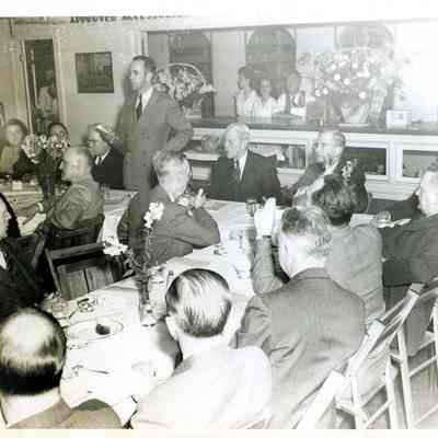 Alfred Senter at a Banquet