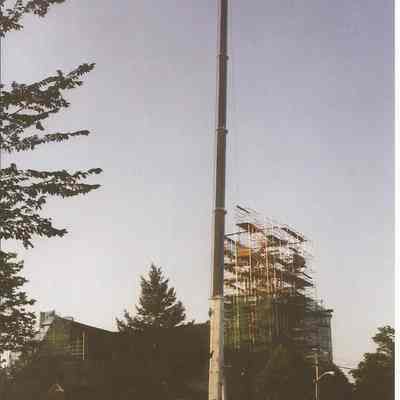 Crane at the First Parish Church Restoration