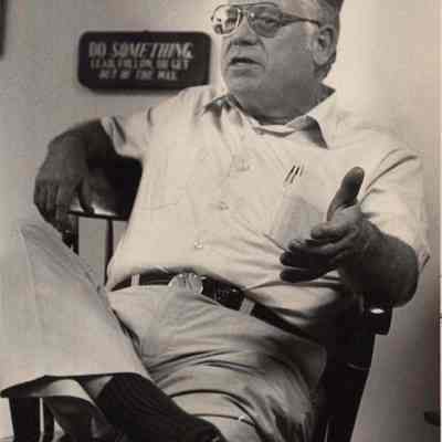 A photo view of Pete Van Note. 8/31/1989.
