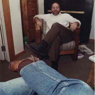 A photo view of an unknown man. 12/1/1989.