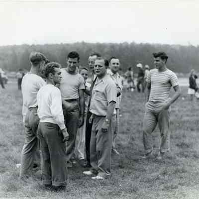 Group of Young Men at Verney Mill Picnic