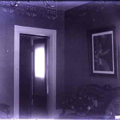 A view of the interior of a house.