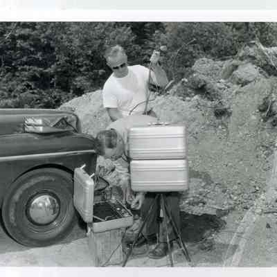 Father John Lenehan Testing for Water