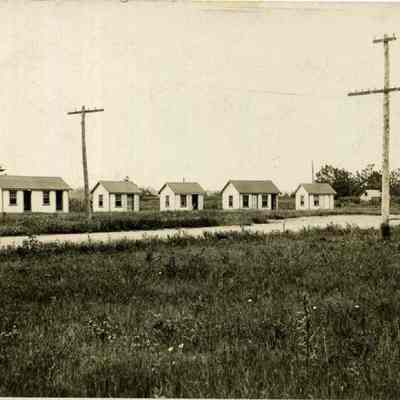 Picture postcard of Androscoggin River Camps.