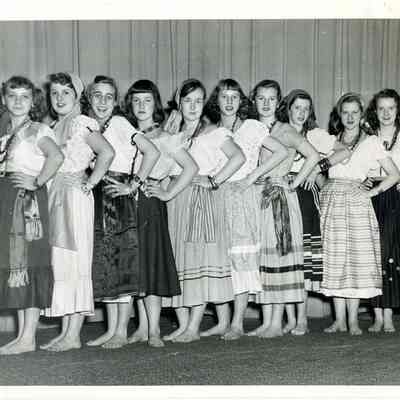 Young Women in Costume