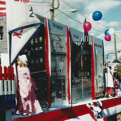a float in the 250th Anniversary Parade.