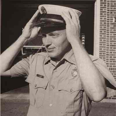 A photo view of Capt. Gary Howard, Brunswick Fire Chief. 8/7/1979.