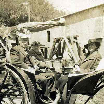Three People in a Carriage