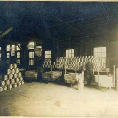 .Interior of Cabot Mill.
