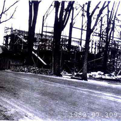Catholic Church under construction.