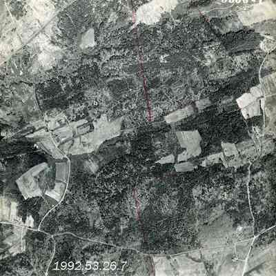An aerial photo of 5/4/1953