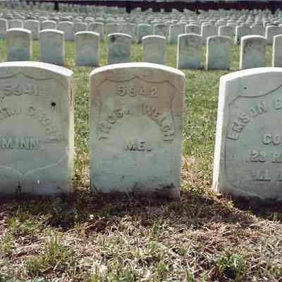 Gravestones at Andersonville National Cemetery