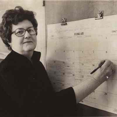 A photo view of Nancy Hoffman. 3/10/1980.