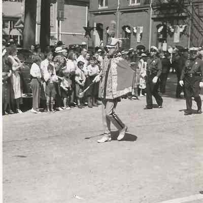 Drum Major in Brunswick's 200th Anniversary Parade