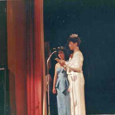 Sharon asking Heather Wilkes,