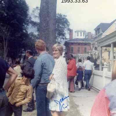 A photo of Joan Coffin & son. 9/16//1973