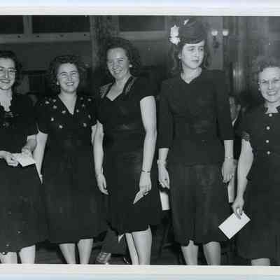 Five Female Office Workers at Verney Mill