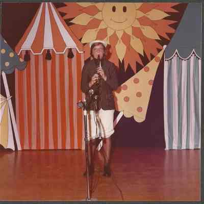 Joanne St. Pierre playing the popular tune "The Entertainer" on her clarinet