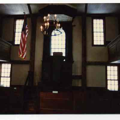 Harpswell Meeting House Interior, 1987