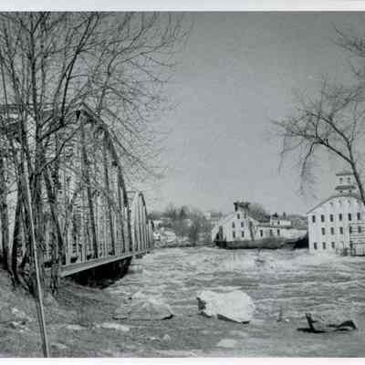 1987 Androscoggin River Flood Frank J. Wood Bridge