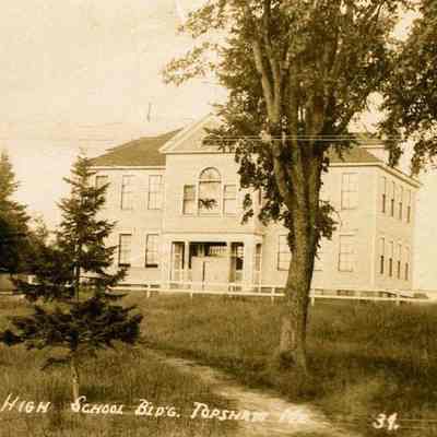 "High School Bld'g Topsham, ME"