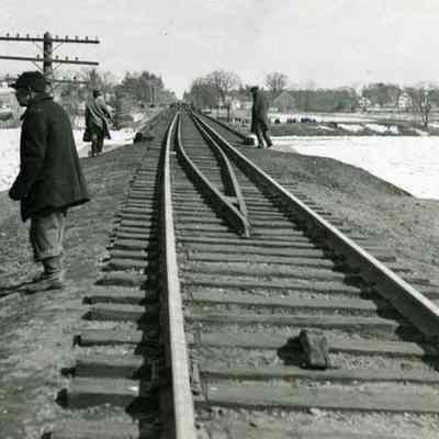 Railroad Bridge before the 1936 Flood