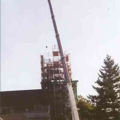 Repairs to the First Parish Church's Steeple