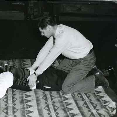 Artificial respiration demonstration