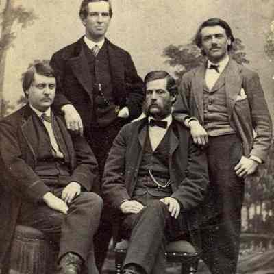 Four Men including Benjamin Lithgow Dennison