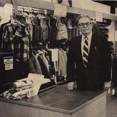A photo view of Conrad M. McDuff. 2/10/1982.