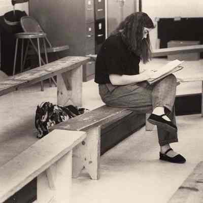 A photo view of Amy Littlefield. 4/3/1992.